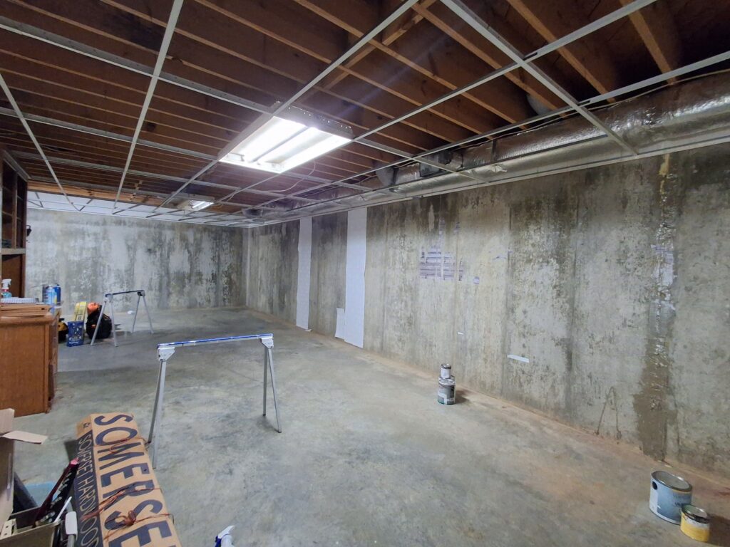 Basement Grid Ceiling Installation in Glasgow — Glasgow Handyman